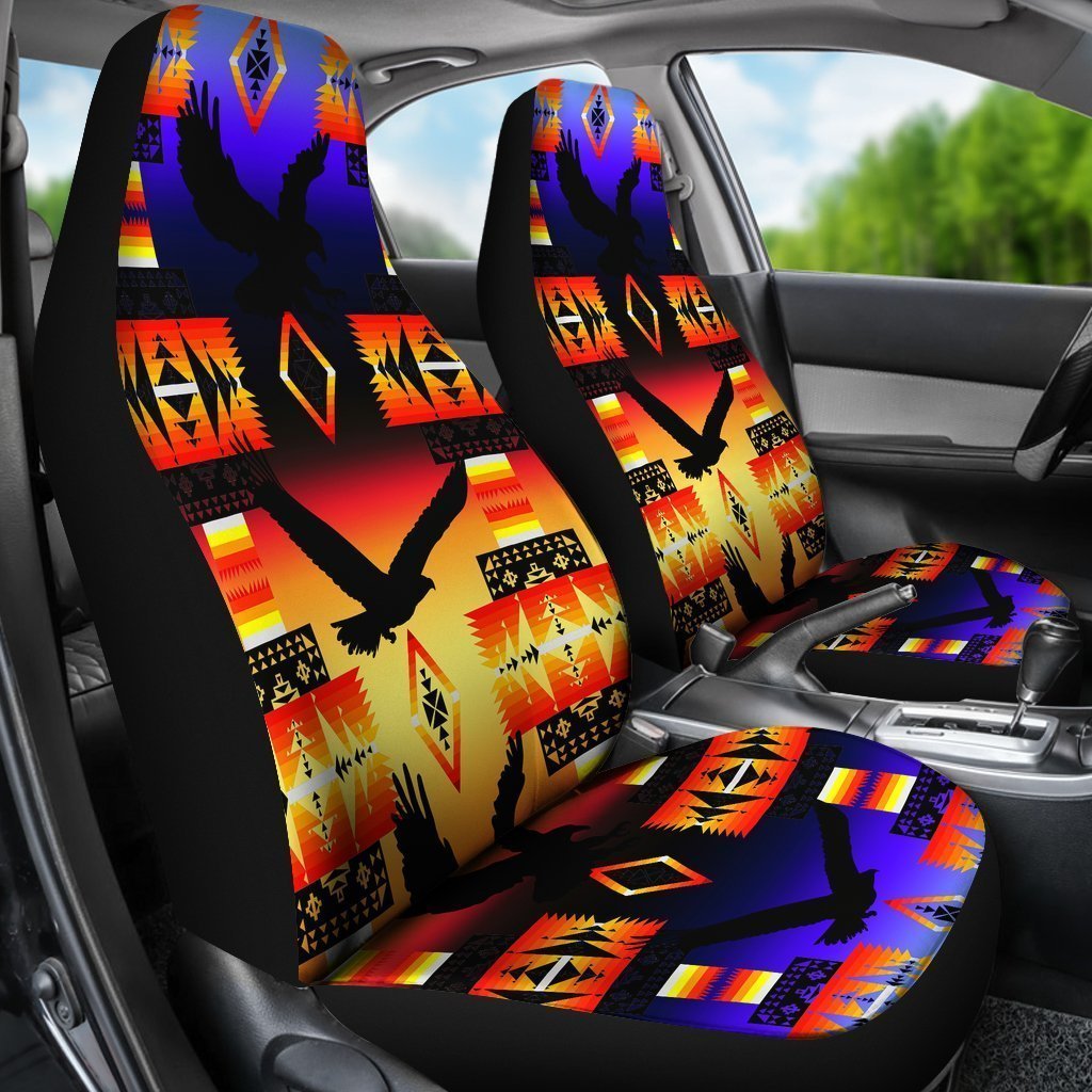 Sunset Native Eagle Universal Fit Car Seat Covers GearFrost