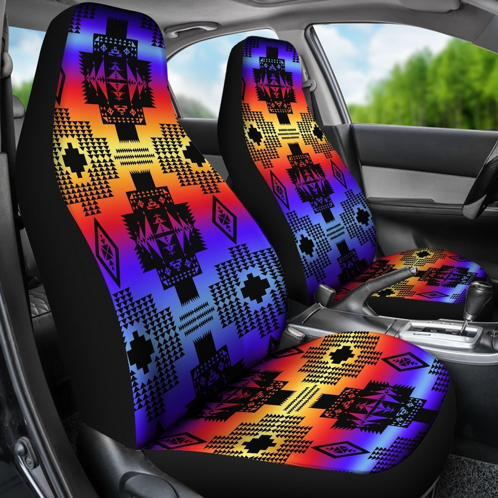 Sunset Native Tribal Universal Fit Car Seat Covers GearFrost