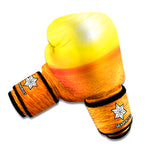 Sunset Over Sea Print Boxing Gloves