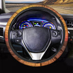 Sunset Over Sea Print Car Steering Wheel Cover