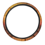 Sunset Over Sea Print Car Steering Wheel Cover