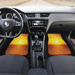 Sunset Over Sea Print Front and Back Car Floor Mats