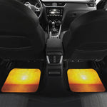 Sunset Over Sea Print Front and Back Car Floor Mats