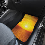 Sunset Over Sea Print Front Car Floor Mats