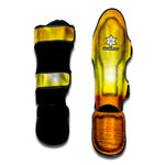 Sunset Over Sea Print Muay Thai Shin Guard