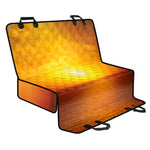 Sunset Over Sea Print Pet Car Back Seat Cover