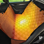 Sunset Over Sea Print Pet Car Back Seat Cover