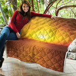 Sunset Over Sea Print Quilt