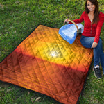 Sunset Over Sea Print Quilt