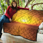 Sunset Over Sea Print Quilt