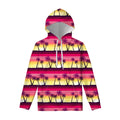 Sunset Palm Tree Pattern Print Pullover Hoodie