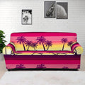 Sunset Palm Tree Pattern Print Sofa Cover