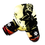 Sunset Samurai Warrior Print Boxing Gloves