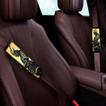 Sunset Samurai Warrior Print Car Seat Belt Covers