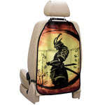 Sunset Samurai Warrior Print Car Seat Organizers