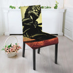 Sunset Samurai Warrior Print Dining Chair Slipcover