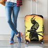 Sunset Samurai Warrior Print Luggage Cover