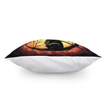 Sunset Samurai Warrior Print Pillow Cover
