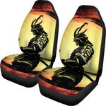 Sunset Samurai Warrior Print Universal Fit Car Seat Covers