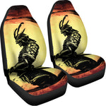 Sunset Samurai Warrior Print Universal Fit Car Seat Covers