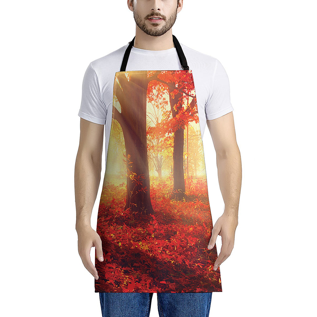 Sunshine Autumn Tree Print Apron