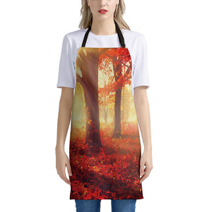 Sunshine Autumn Tree Print Apron