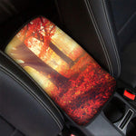 Sunshine Autumn Tree Print Car Center Console Cover