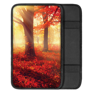 Sunshine Autumn Tree Print Car Center Console Cover