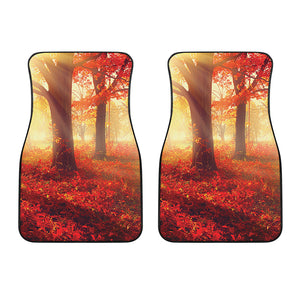 Sunshine Autumn Tree Print Front Car Floor Mats