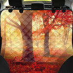 Sunshine Autumn Tree Print Pet Car Back Seat Cover