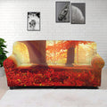 Sunshine Autumn Tree Print Sofa Cover