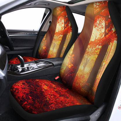 Sunshine Autumn Tree Print Universal Fit Car Seat Covers