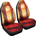 Sunshine Autumn Tree Print Universal Fit Car Seat Covers