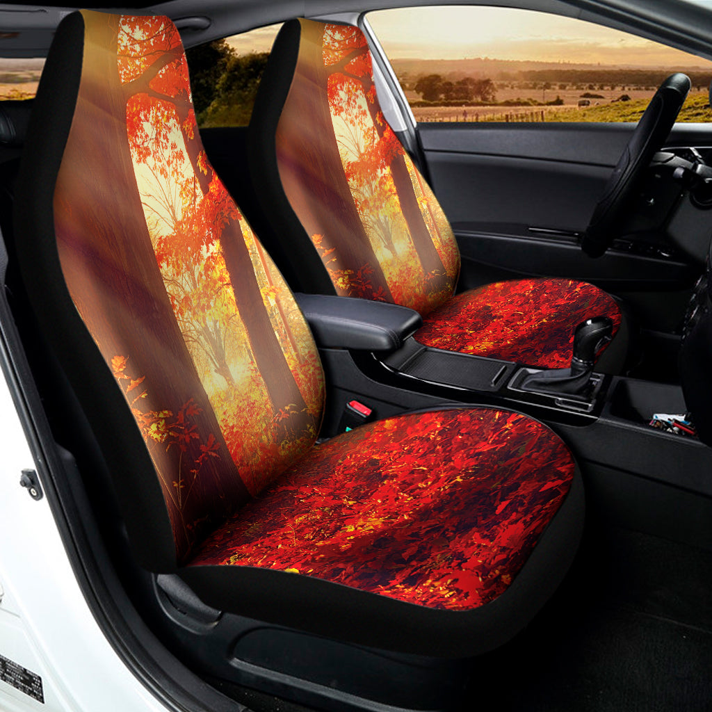 Sunshine Autumn Tree Print Universal Fit Car Seat Covers