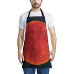 Super Blood Moon Lunar Eclipse Print Apron