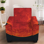 Super Blood Moon Lunar Eclipse Print Armchair Slipcover