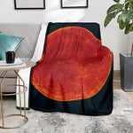 Super Blood Moon Lunar Eclipse Print Blanket