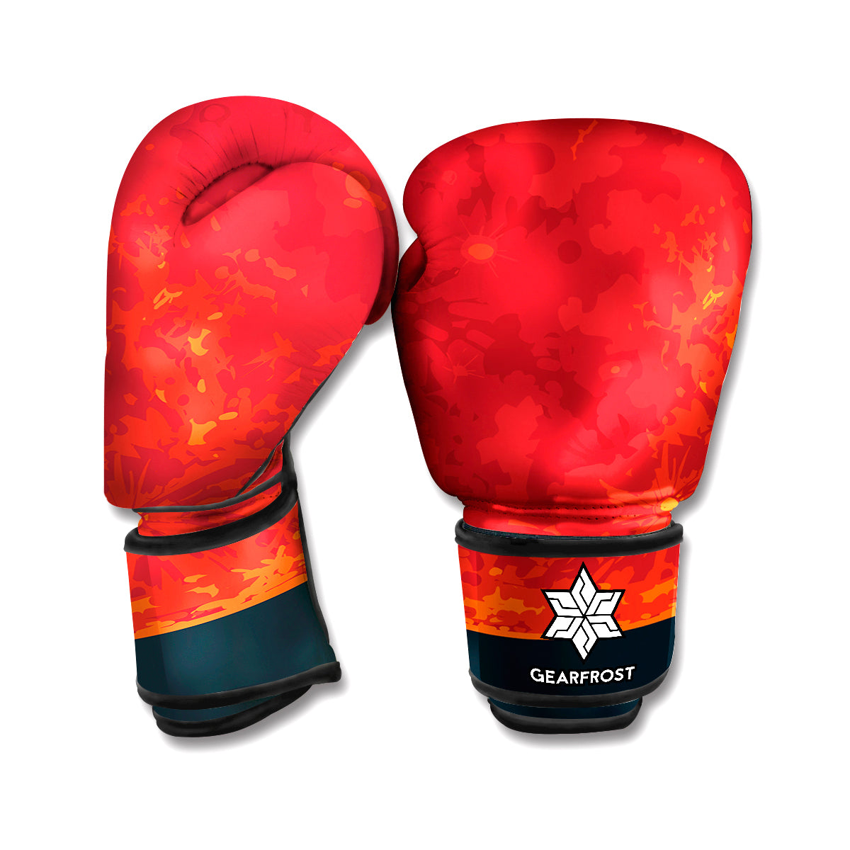 Super Blood Moon Lunar Eclipse Print Boxing Gloves