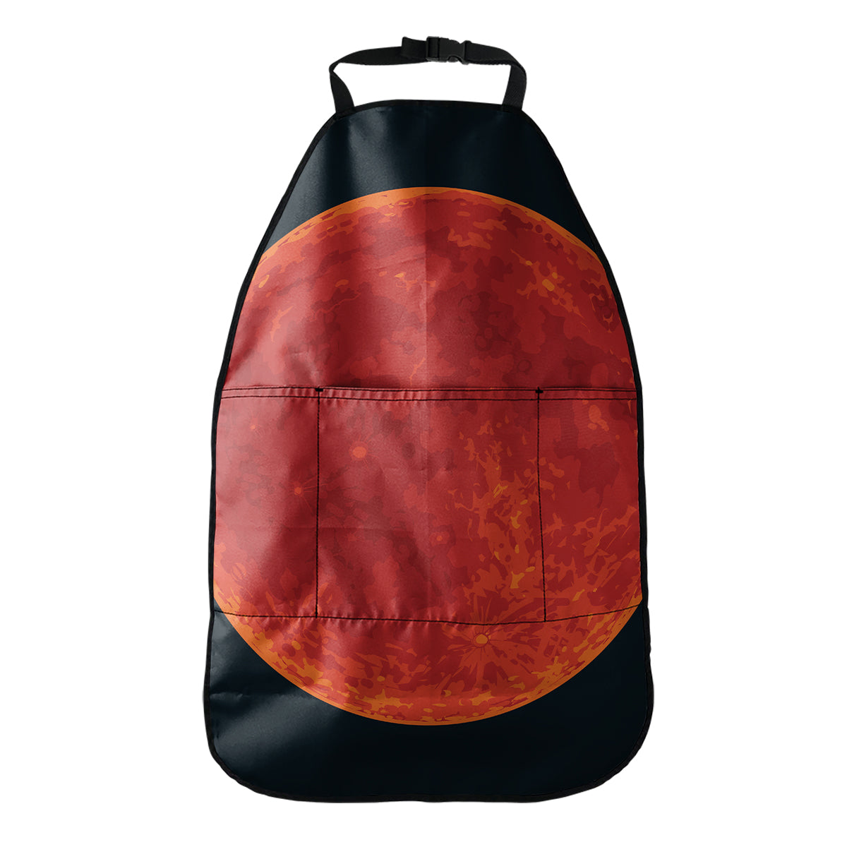 Super Blood Moon Lunar Eclipse Print Car Seat Organizers