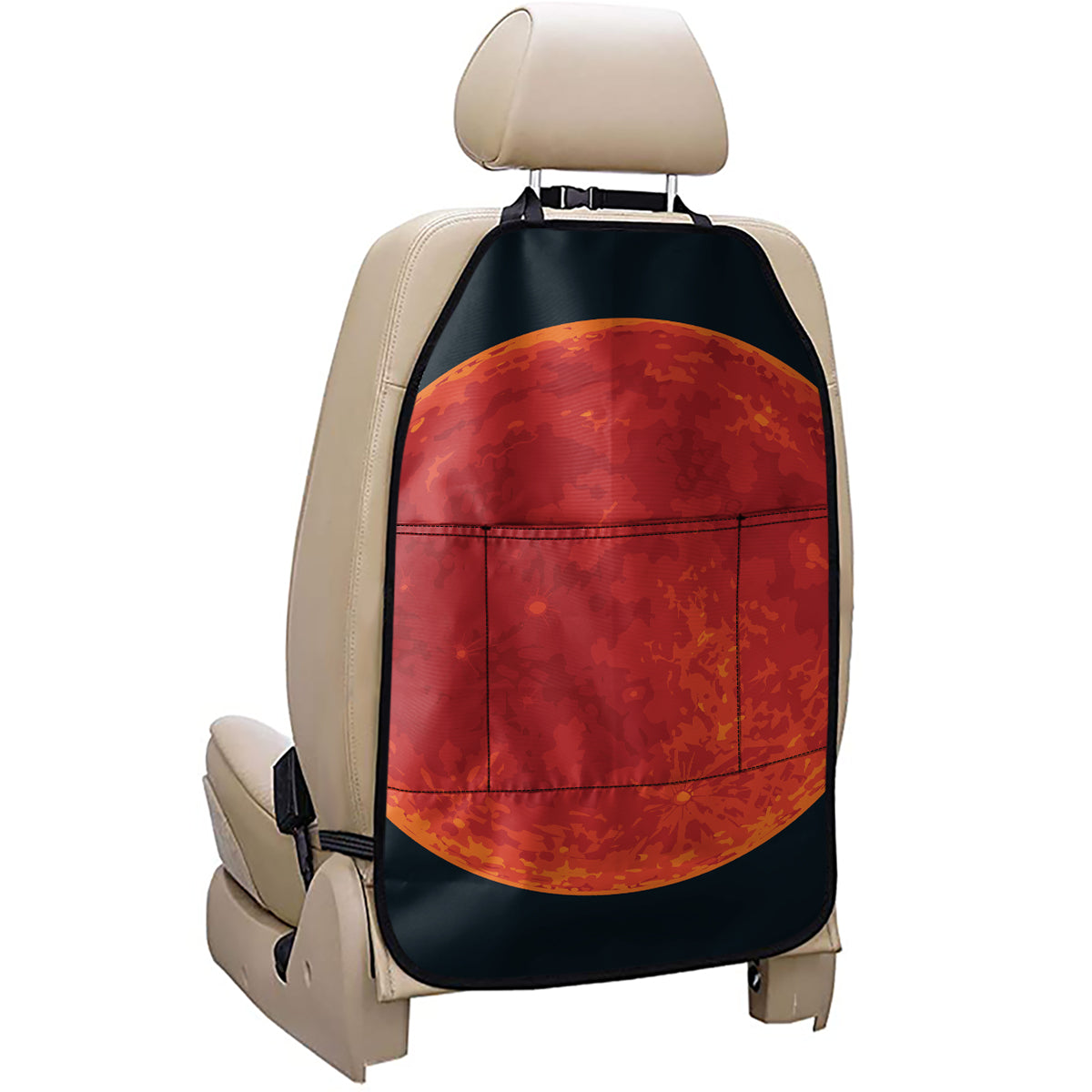 Super Blood Moon Lunar Eclipse Print Car Seat Organizers
