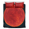 Super Blood Moon Lunar Eclipse Print Duvet Cover Bedding Set