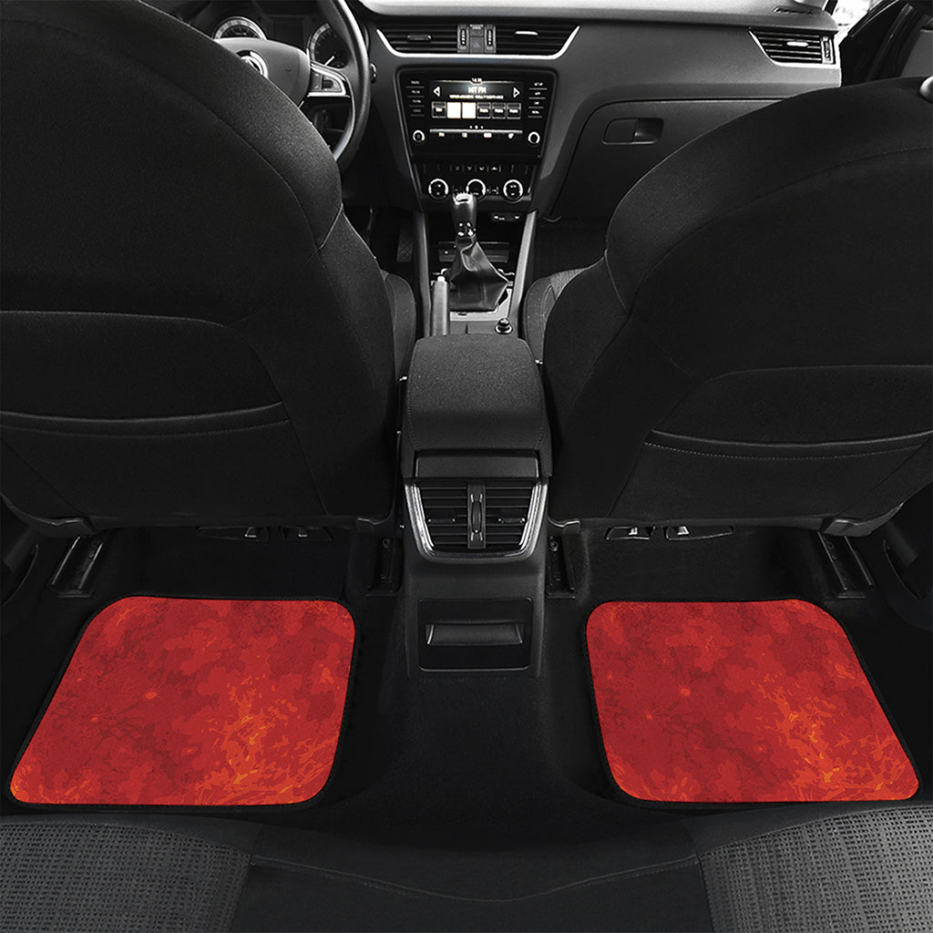 Super Blood Moon Lunar Eclipse Print Front and Back Car Floor Mats