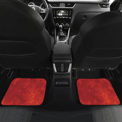 Super Blood Moon Lunar Eclipse Print Front and Back Car Floor Mats