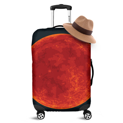 Super Blood Moon Lunar Eclipse Print Luggage Cover