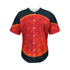 Super Blood Moon Lunar Eclipse Print Men's Baseball Jersey