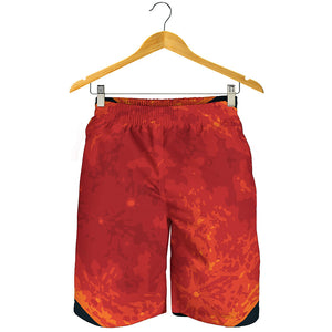 Super Blood Moon Lunar Eclipse Print Men's Shorts