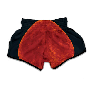 Super Blood Moon Lunar Eclipse Print Muay Thai Boxing Shorts