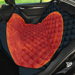 Super Blood Moon Lunar Eclipse Print Pet Car Back Seat Cover