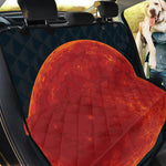 Super Blood Moon Lunar Eclipse Print Pet Car Back Seat Cover