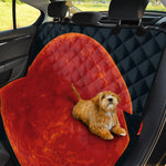 Super Blood Moon Lunar Eclipse Print Pet Car Back Seat Cover